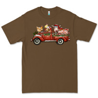 Cacao christmas truck with farm animals Premium Tee - RanaPortraitStore