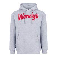 Heather Grey wendy's Heavyweight Hoodie - baoMotion