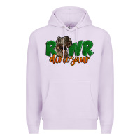 Lilac Rawr Dinosaur Premium Hoodie - LillyAllenDesigns