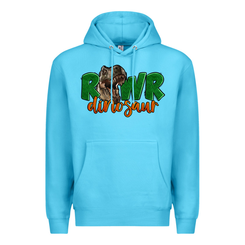 Rawr Dinosaur Premium Hoodie by LillyAllenDesigns | Teevron