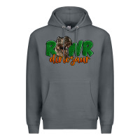 Rock Rawr Dinosaur Premium Hoodie - LillyAllenDesigns
