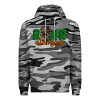 Slate Camo Rawr Dinosaur Premium Hoodie - LillyAllenDesigns