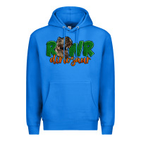 True Royal Rawr Dinosaur Premium Hoodie - LillyAllenDesigns