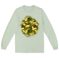 Matcha camouflage patch Long Sleeve Tee - BundleAndBundleShop