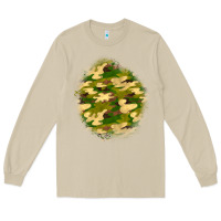 Mushroom camouflage patch Long Sleeve Tee - BundleAndBundleShop