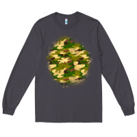 Smoke camouflage patch Long Sleeve Tee - BundleAndBundleShop