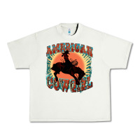 Pistachio American cowgirl 4th of july Urban Heavy Tee - FaDigitalArtStudio