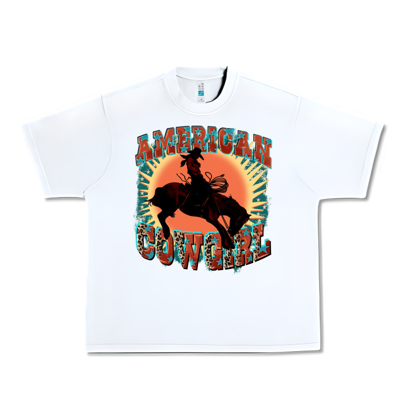 American Cowgirl 4th Of July Urban Heavy Tee by FaDigitalArtStudio | Teevron