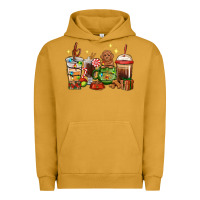 Pigment Peanut Butter Christmas coffee cups with Poodle Urban Hoodie - RanaPortraitStore