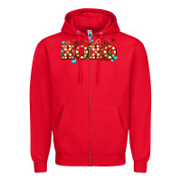 Red xoxo roses and keys Zipper Hoodie - AdoDesignShop
