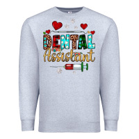 Heather Grey Christmas dental assistant Premium Sweatshirt - JahusDesignShop