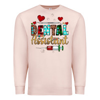 Pale Pink Christmas dental assistant Premium Sweatshirt - JahusDesignShop