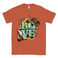 Copper Love boots hat western Cowboy Classic Tee - HowdyJamesFarm