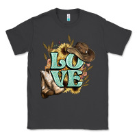 Smoke Love boots hat western Cowboy Classic Tee - HowdyJamesFarm