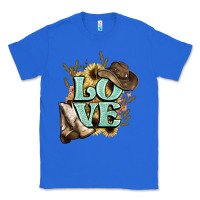 True Royal Love boots hat western Cowboy Classic Tee - HowdyJamesFarm