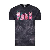 Cloud Black Breast Cancer Coffee Cups Vintage Tee - FaDigitalArtStudio