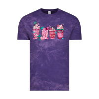 Cloud Purple Breast Cancer Coffee Cups Vintage Tee - FaDigitalArtStudio