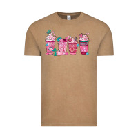 Vintage Coffee Breast Cancer Coffee Cups Vintage Tee - FaDigitalArtStudio