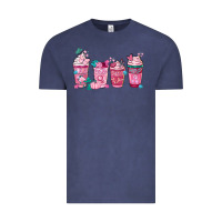 Vintage Denim Breast Cancer Coffee Cups Vintage Tee - FaDigitalArtStudio