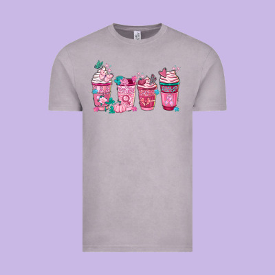 Breast Cancer Coffee Cups Vintage Tee Designed By Fadigitalartstudio