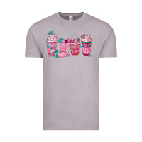 Vintage Zinc Breast Cancer Coffee Cups Vintage Tee - FaDigitalArtStudio