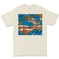 Bone leopard glitter american flag Premium Tee - CowGirlArtShop