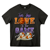Asphalt for the love of the game basketball Heavy Core Tee - HowdyJamesFarm