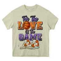 Mossy for the love of the game basketball Heavy Core Tee - HowdyJamesFarm