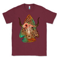 Burgundy bullskull arrowhead Classic Tee - Jasminsmagicworld