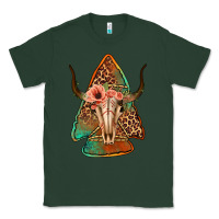 Sports Green bullskull arrowhead Classic Tee - Jasminsmagicworld