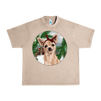 French Oak Chihuahua And Farm Urban Heavy Tee - RanaPortraitStore