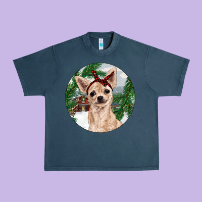 Chihuahua And Farm Urban Heavy Tee Designed By Ranaportraitstore