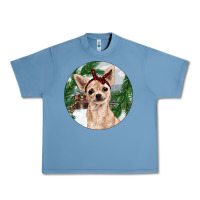 Pebble Blue Chihuahua And Farm Urban Heavy Tee - RanaPortraitStore