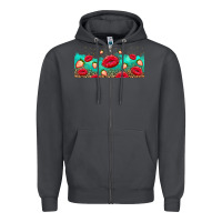 Smoke lips and strawberries Zipper Hoodie - AdoDesignShop