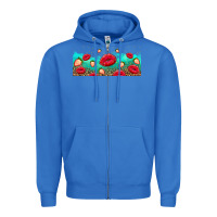 True Royal lips and strawberries Zipper Hoodie - AdoDesignShop