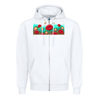 White lips and strawberries Zipper Hoodie - AdoDesignShop