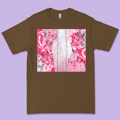 Custom Name  Breast Cancer Premium Tee Designed By Cowgirlartshop