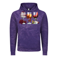 Hallothanksmas Halloween Thanksgiving  Christmas Wine Vintage Hoodie | Teevron