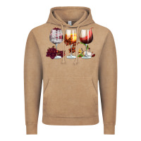 Vintage Coffee hallothanksmas halloween thanksgiving  christmas wine Vintage Hoodie - FaDigitalArtStudio