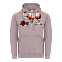 Vintage Zinc hallothanksmas halloween thanksgiving  christmas wine Vintage Hoodie - FaDigitalArtStudio