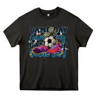 Asphalt Game day soccer Heavy Core Tee - HowdyJamesFarm