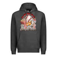 Charcoal Heather i am just here for the snack baseball sister Premium Hoodie - RacoonDesign