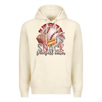 Sandshell i am just here for the snack baseball sister Premium Hoodie - RacoonDesign