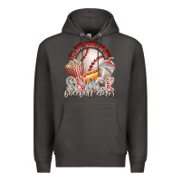 Smoke i am just here for the snack baseball sister Premium Hoodie - RacoonDesign