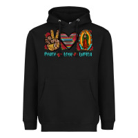 Black peace love lupita Heavyweight Hoodie - JahusDesignShop