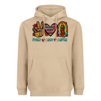 Mushroom peace love lupita Heavyweight Hoodie - JahusDesignShop