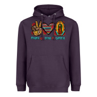 Plum peace love lupita Heavyweight Hoodie - JahusDesignShop