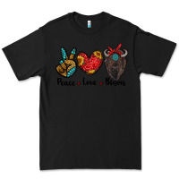 Black peace love bison Premium Tee - RanaPortraitStore