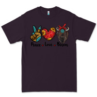 Plum peace love bison Premium Tee - RanaPortraitStore