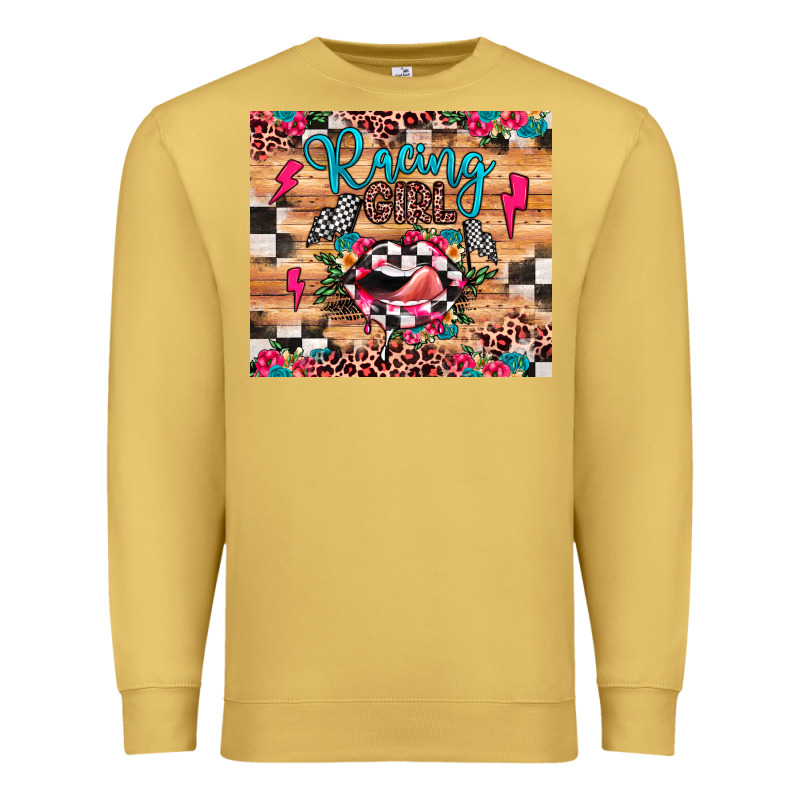 Racing Girl Premium Sweatshirt by JahusDesignShop | Teevron